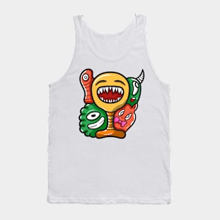 Monster Character Doodle Art Tank Top